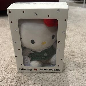 NWT Hello Kitty Starbucks Plush Toy